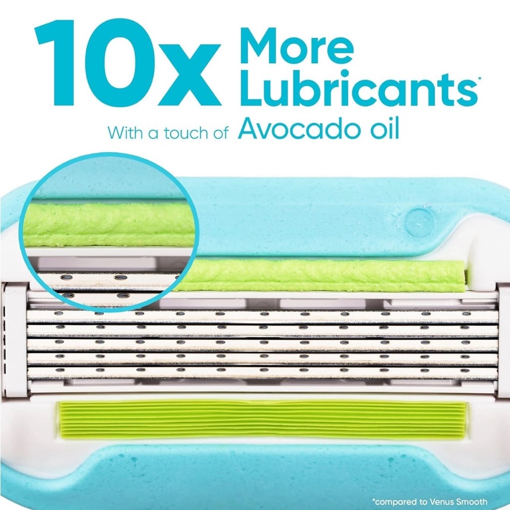 Gillette Venus Extra Smooth Razor for Women, Includes 1 Reusable Razor Handle + - Picture 3 of 7